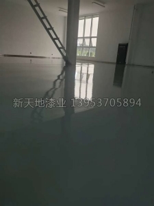 新天地金刚砂耐磨地坪漆施工案例展示